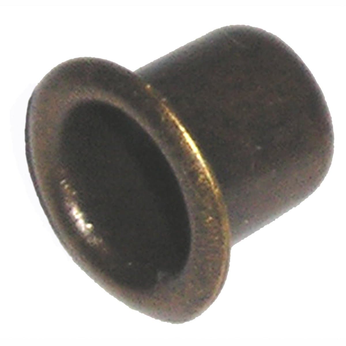 Belle and The Yank 1/4" Antique Brass Shelf Pin Grommet Sleeve Socket (100 Pack)