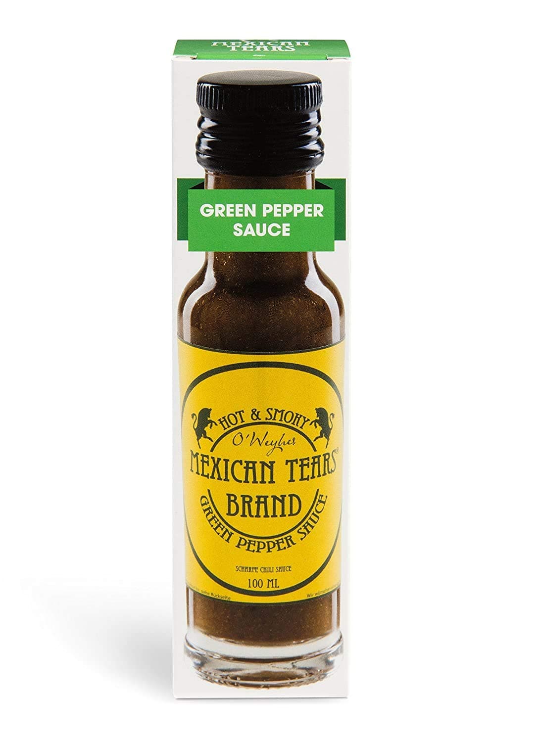 3 Pack Green Pepper Sauce, Hot Sauce [100ml Chilli Sauce]