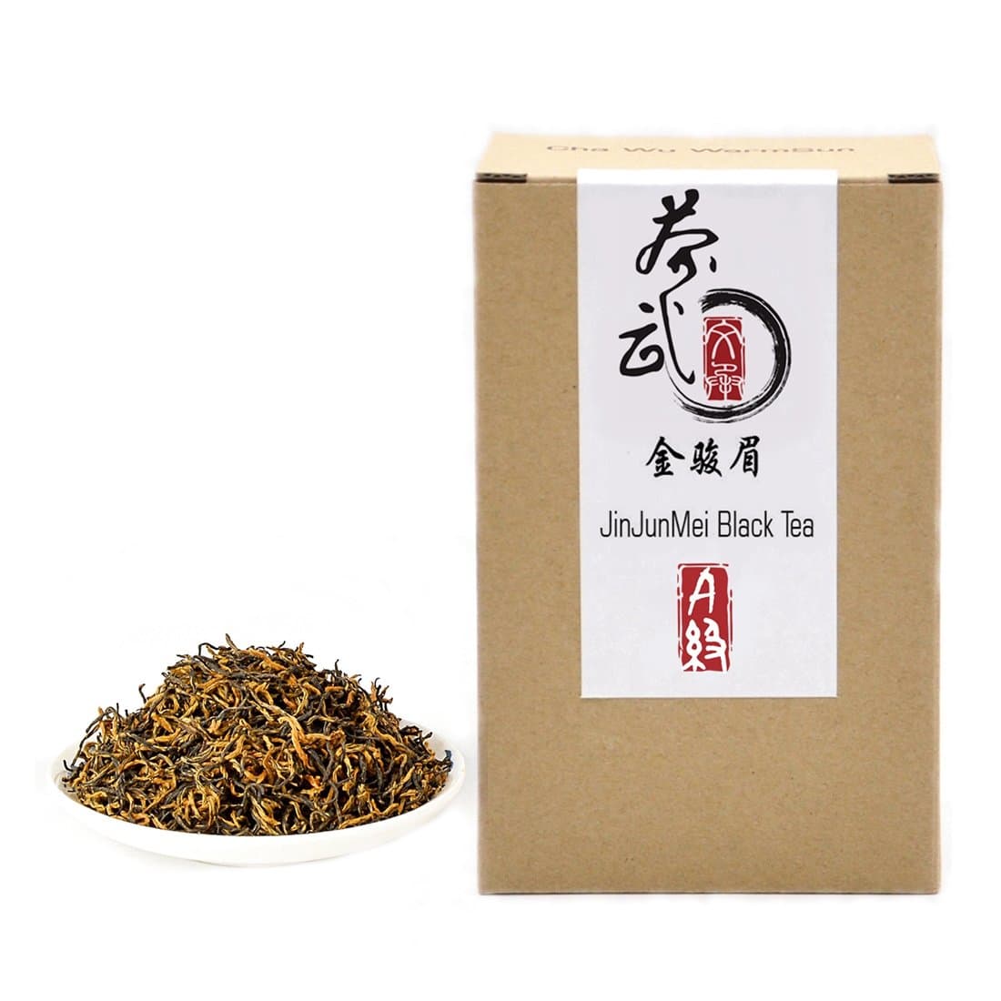 ChaWuWarmSun [A] JinJunMei Black Tea,8.8oz/250g,Chinese Loose Leaf Tea,WuYi Mountain,FuJian China