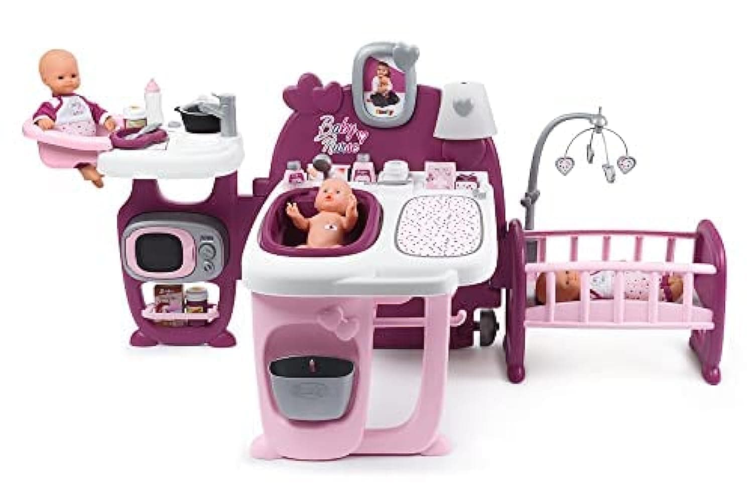 Smoby – Baby Nurse Play Centre for Dolls – with Many Accessories