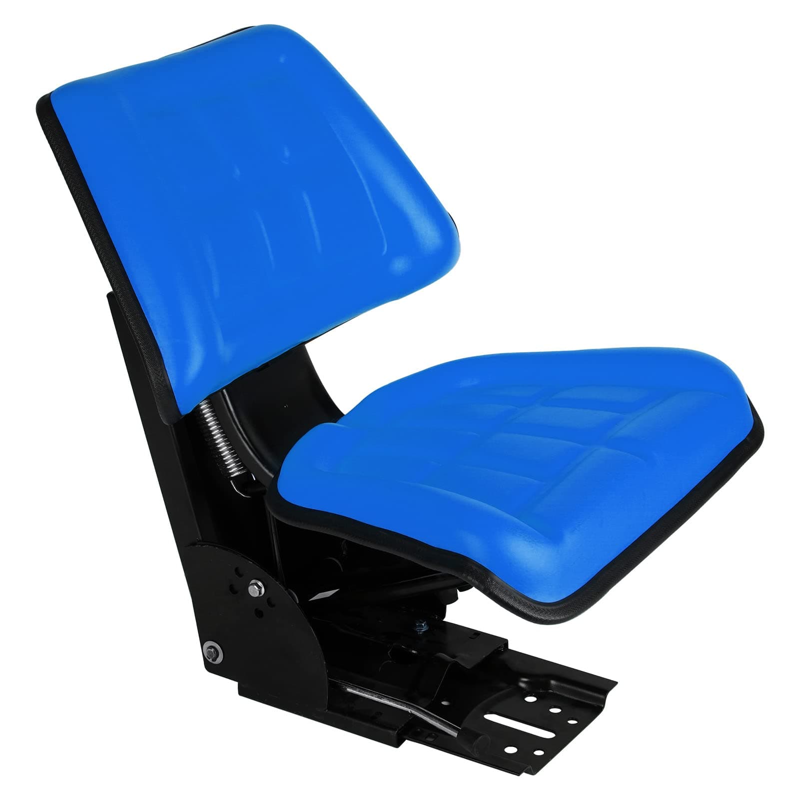 Universal Tractor Suspension Seat With Tilt for Ford & New Holland 3000 3010 3300 3330 3400 3600 3610, Blue