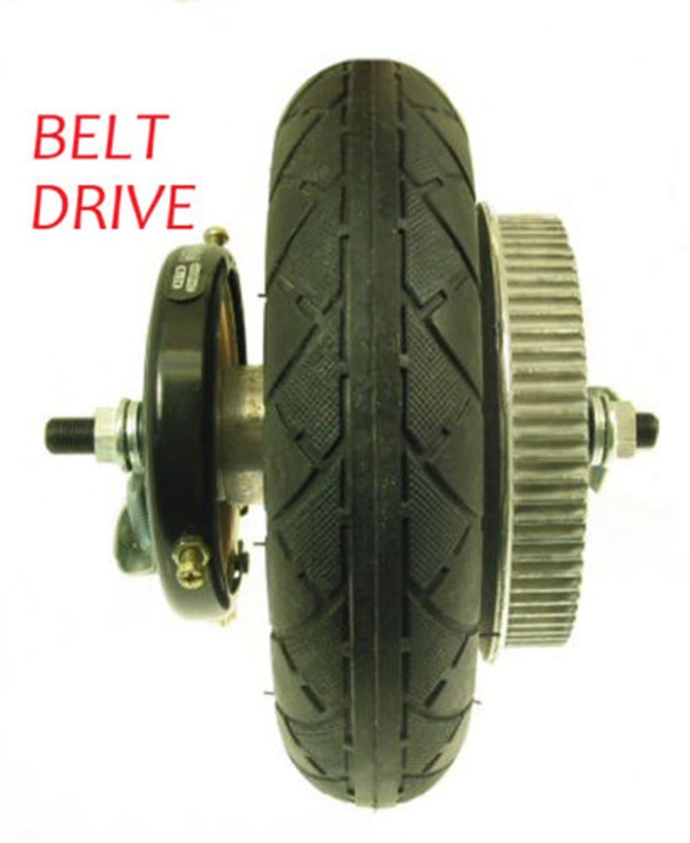 Razor E200 Scooter Rear Wheel Assembly Belt Drive tire Tube 200x50