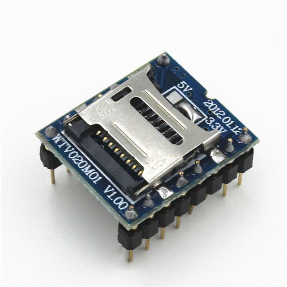 Lysignal WTV020-SD Voice Module SD Card Sound Module for Game MP3 Audio