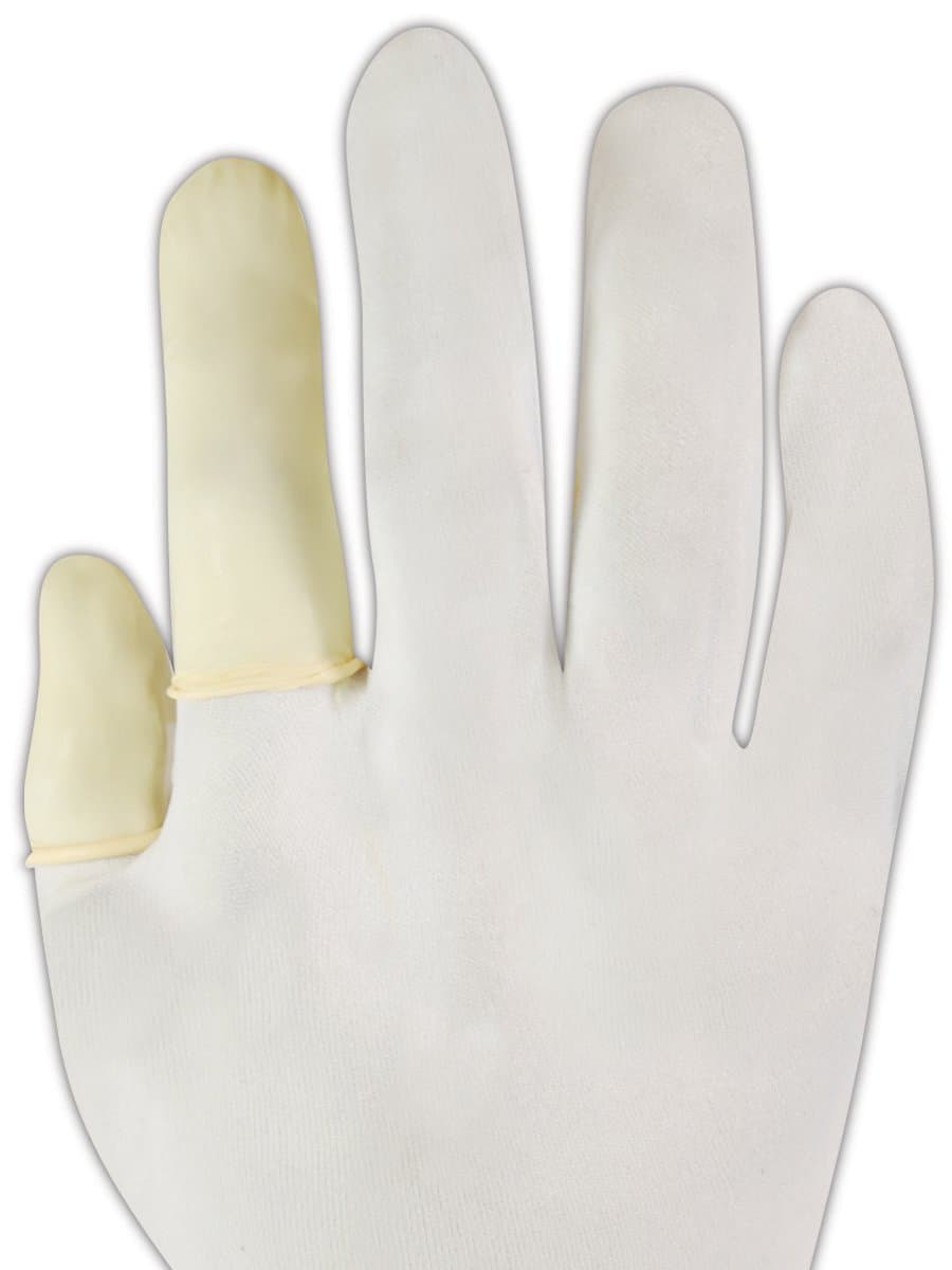 QRP 7C-M 9775 3 Mil 2.66" Disposable Latex Finger Cots, Medium (Pack of 144)
