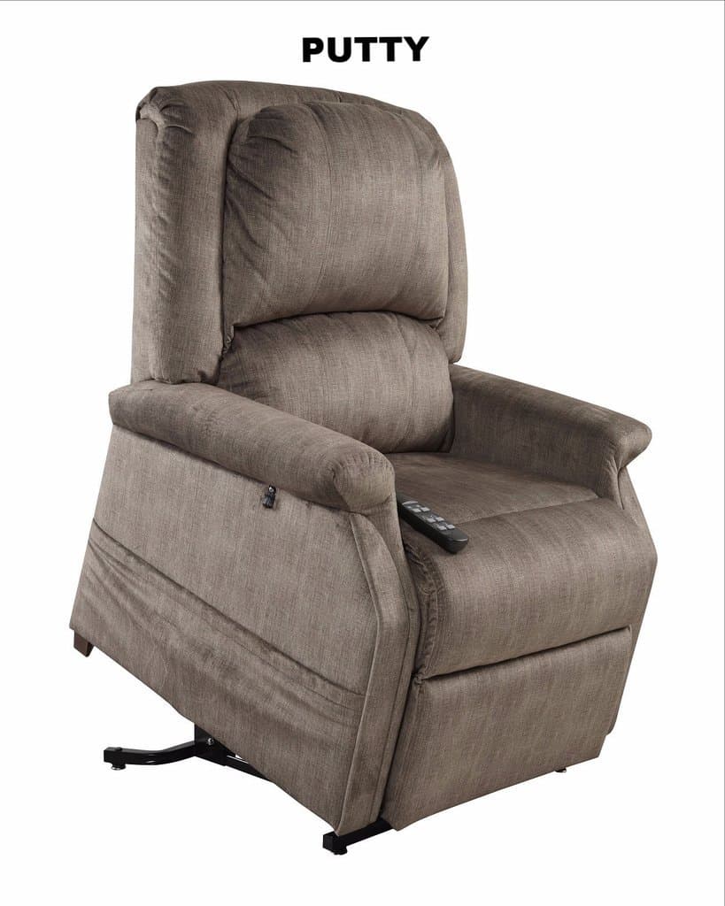 Mega Motion Windermere NM-3001 Infinite Position Chaise Lounger with White Glove Delivery + Assembly (Putty)