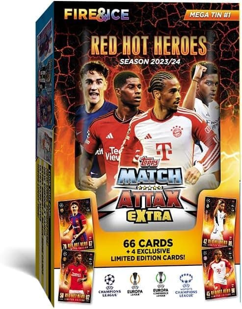 Topps Match Attax Extra 2024 - Mega Tin - Red Hot Heroes