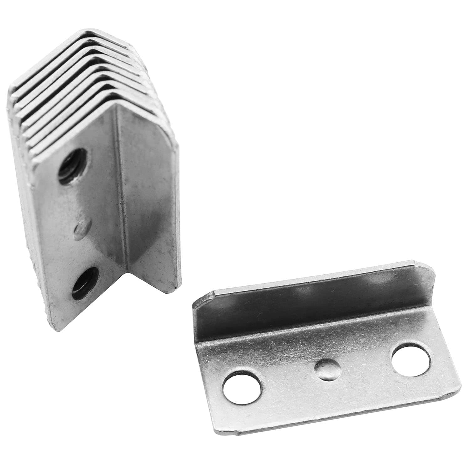 10pcs Angled Drawer Lock Strike Plate for Home Office Cabinet Cupboard Drawer Door Furniture Connector Hardware Fastener