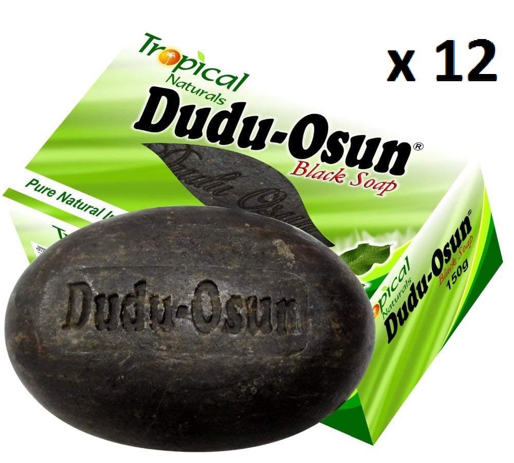 Dudu Osun Tropical Pure Natural African Black Soap - Pack of 12
