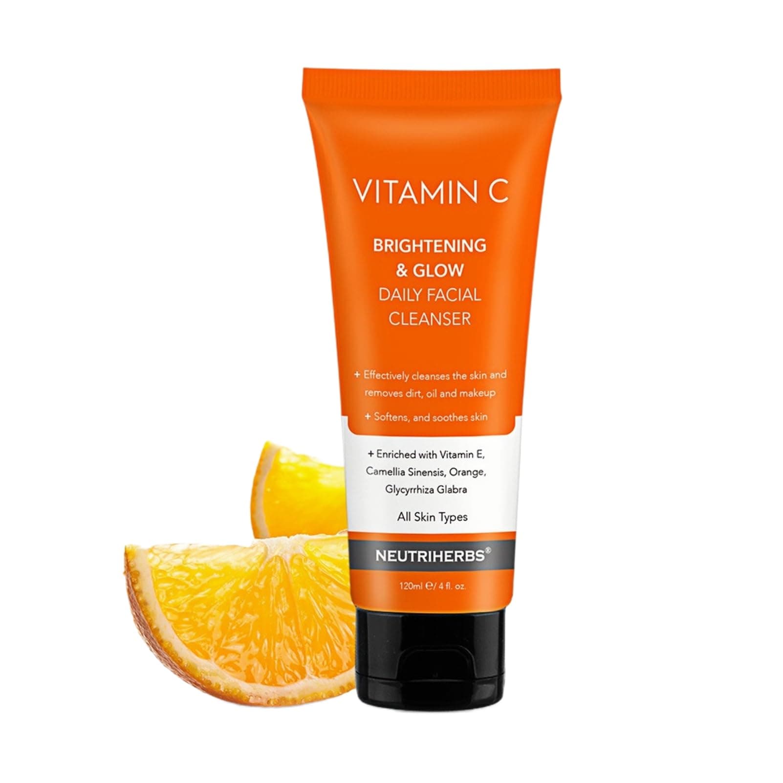 – Vitamin C Face Wash,Daily Facial Cleanser with Aloe & Hyaluronic Acid| Clean,Refresh,Brighten and Balance Complexion| For All Skin Type, 120ml e/ 4 fl. oz