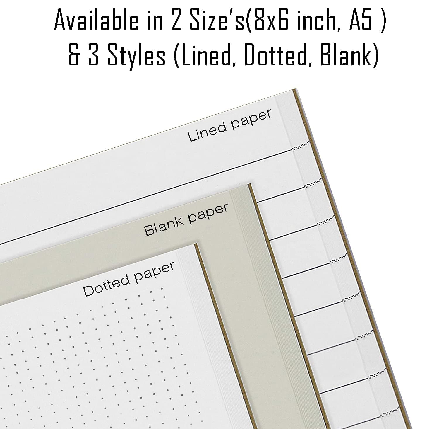 Refillable Leather Bullet Journal