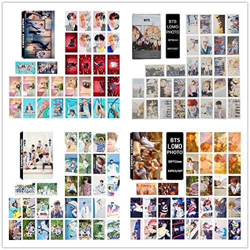XiangYueLi Kpop BTS Bangtan Boys Love Yourself Tear/Answer Photo Postcard Lomo Cards Set Gift for A.R.M.Y(1. BTS1-120pcs)