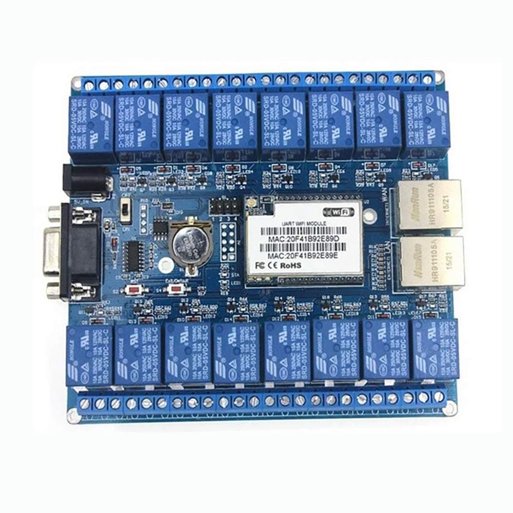 16 Channel Network Relay P2P Wireless WiFi Relay Module Smart Remote Switch Control Android iOS System Smart Home HLK-SW16 Q132