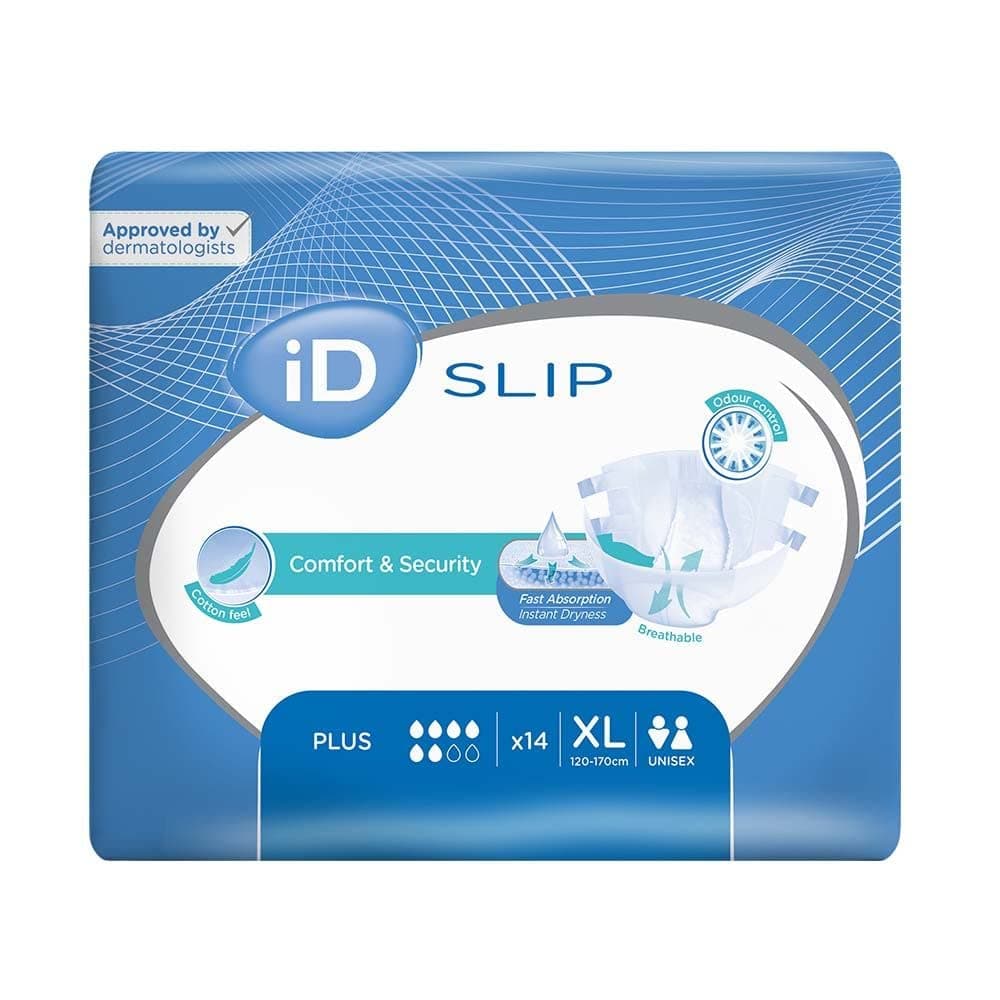 iD Expert Slip Plus - XL - 14 all-in-one briefs