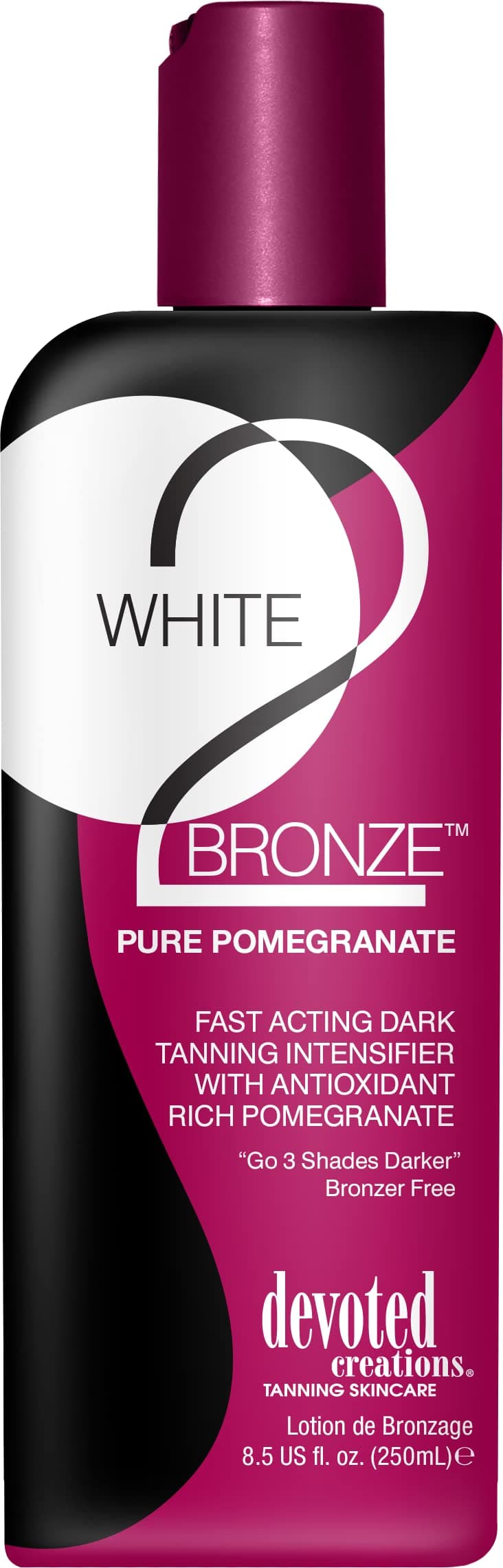 Devoted Creations WHITE 2 BLACK PURE POMEGRANATE Lotion - 8.5 oz.