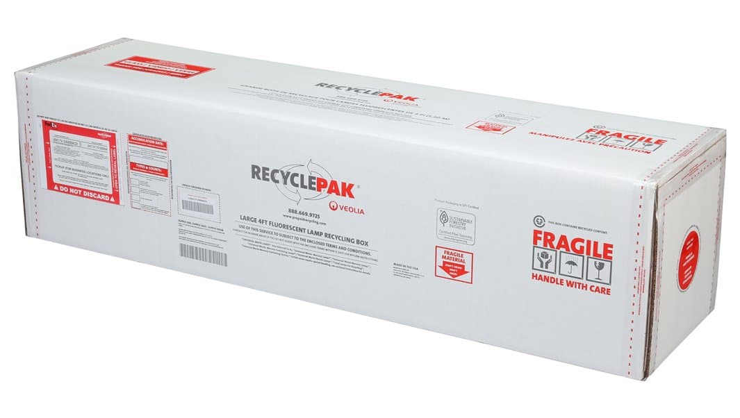Environmental Services SUPPLY065 Recyclepak Prepaid Large Lamp