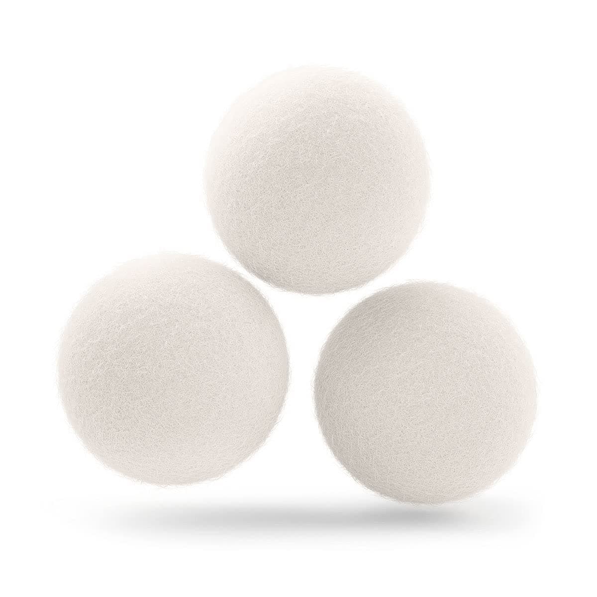 Cosy House Collection Wool Dryer Balls - Natural Fabric Softener Reusable & Eco-Friendly - Reduce Wrinkles, Lint & Drying Times - Makes Laundry Snuggle Soft (3 Pack) Set