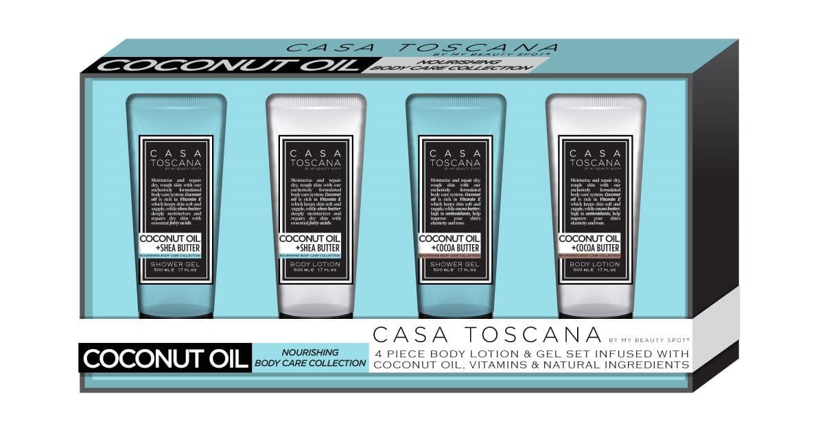 Bath & Body Care Collection Gift Set (4 Piece Nourishing)