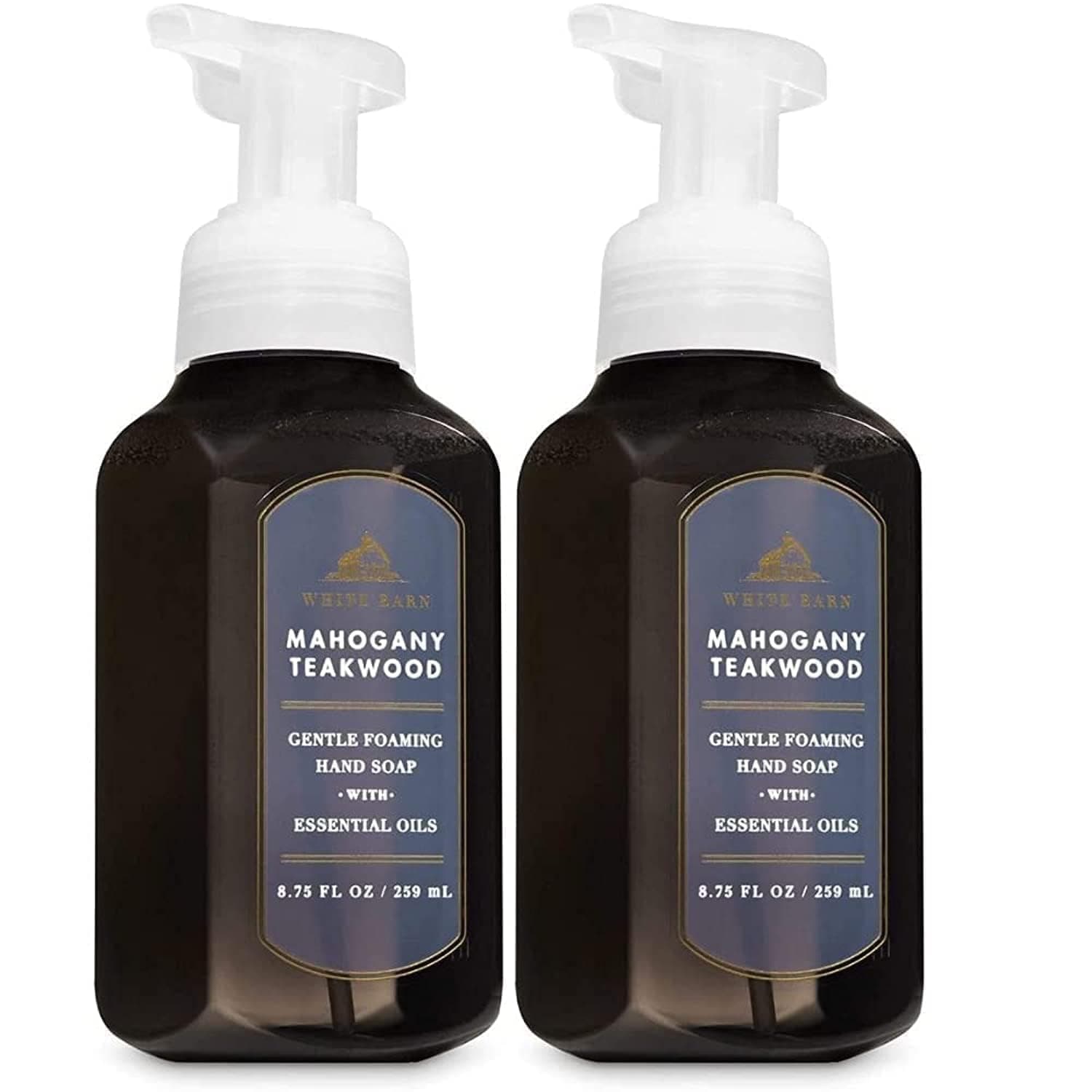 White Barn Gentle Foaming Hand Soap in Mahogany Teakwood (2 Pack)