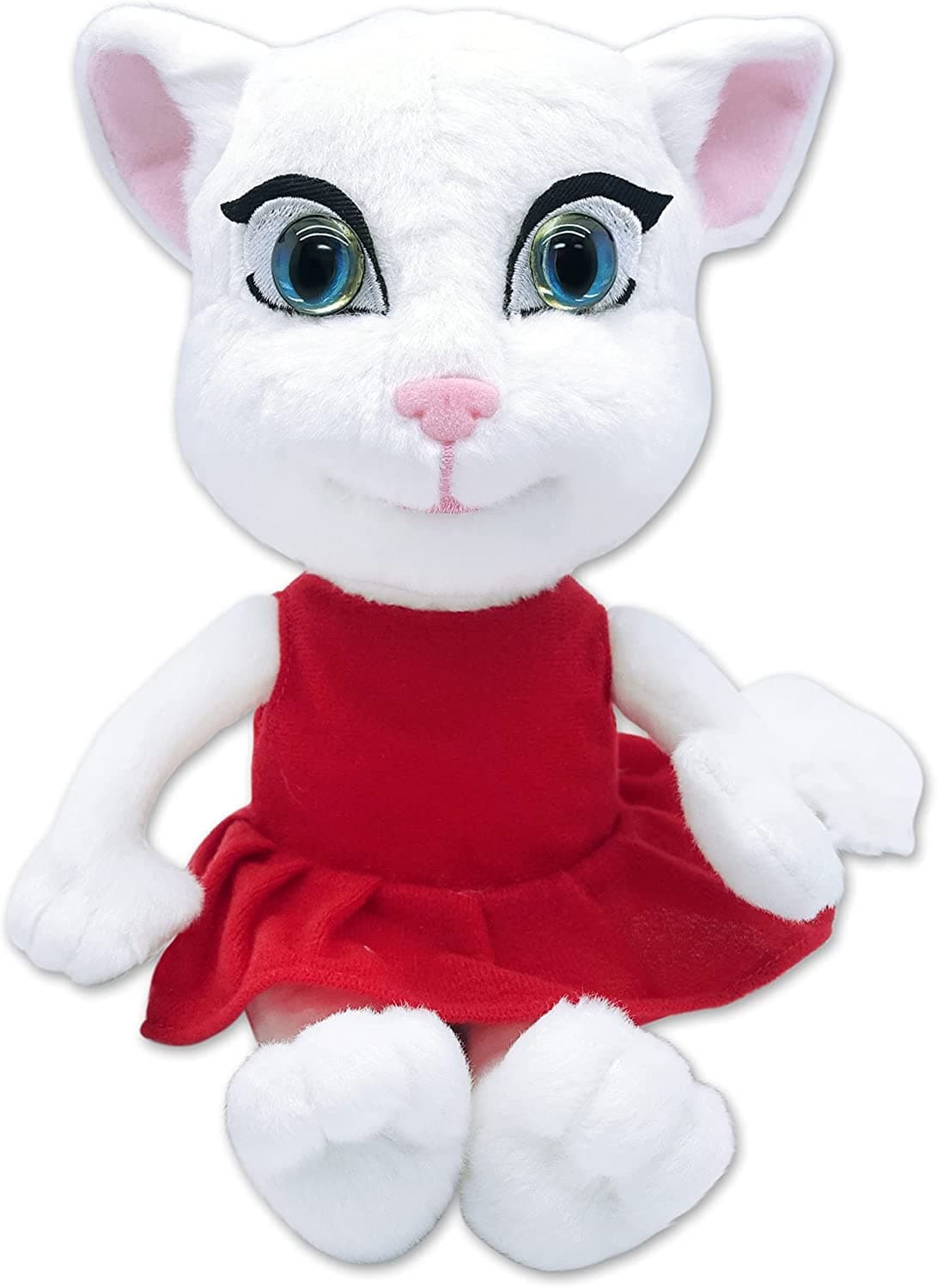 Talking Mini Angela Size 10" Friends Interactive Cuddly Plush Toy with Talkback 10" Tall