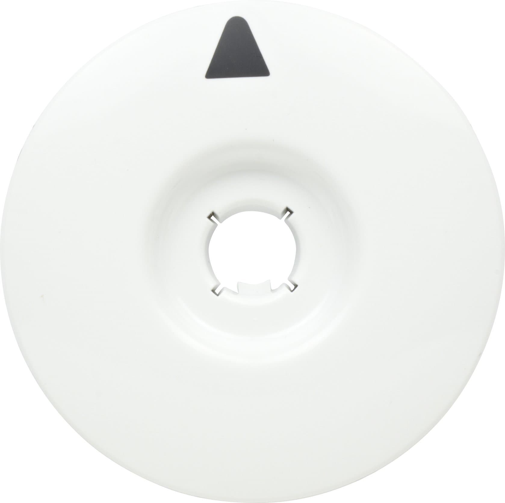 GE WH11X10049 Genuine OEM Timer Knob Plate (White) for GE Washing Machines