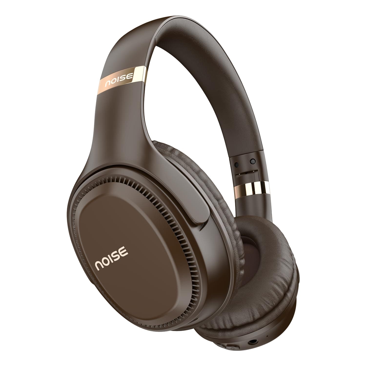 Noise 3 Wireless On-Ear Headphones with 70H Playtime, 40mm Driver, Low Latency(up to 45ms),Dual Pairing, BT v5.3 (Dark Brown)