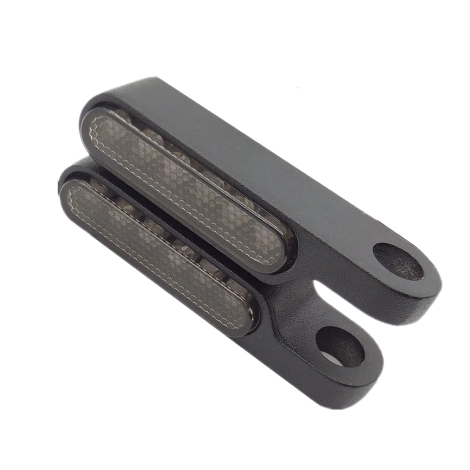 CICMOD Motorcycle Led Turn Signals 2Pcs Mini Handlebar Brake Clutch Marker Lights Black for Harley