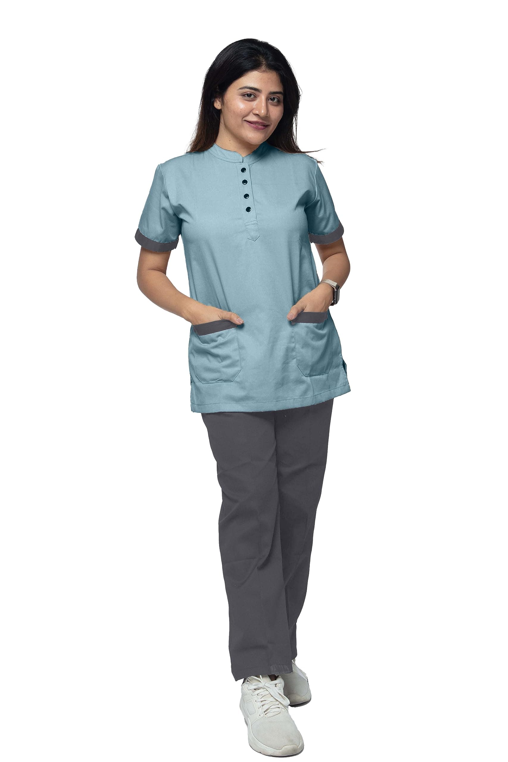 Women's Polyester and Cotton Twill Support Staff Uniform