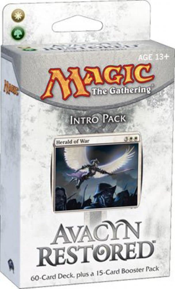Magic the Gathering: MTG: Avacyn Restored Intro Pack: Angelic Might Theme Deck (White/Green)