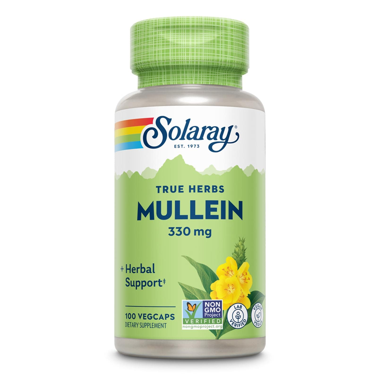 Solaray, Mullein, 330 mg, 100 VegCaps