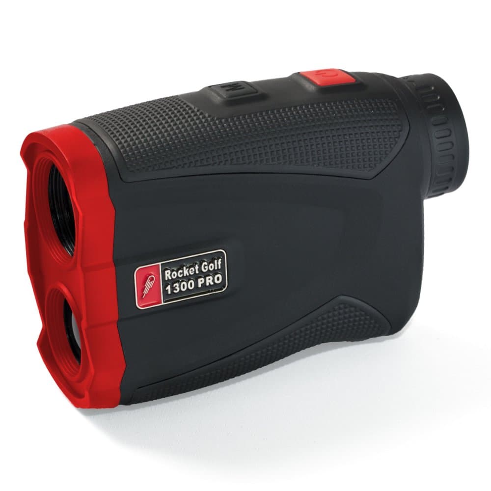 Golflaser.de - Golf Laser Rangefinder Birdie 1300 Pro Slope Black - FlagFinder - 1300 m Range - Water-repellent - Rangefinder RocketGolf