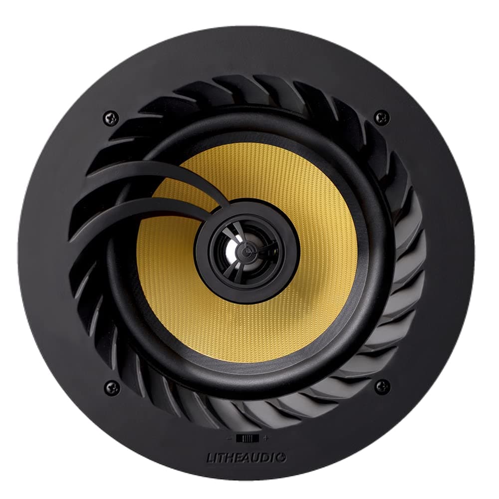 Lithe Audio 6.5 Inch 2-Way Passive Frameless Ceiling Speaker, Single