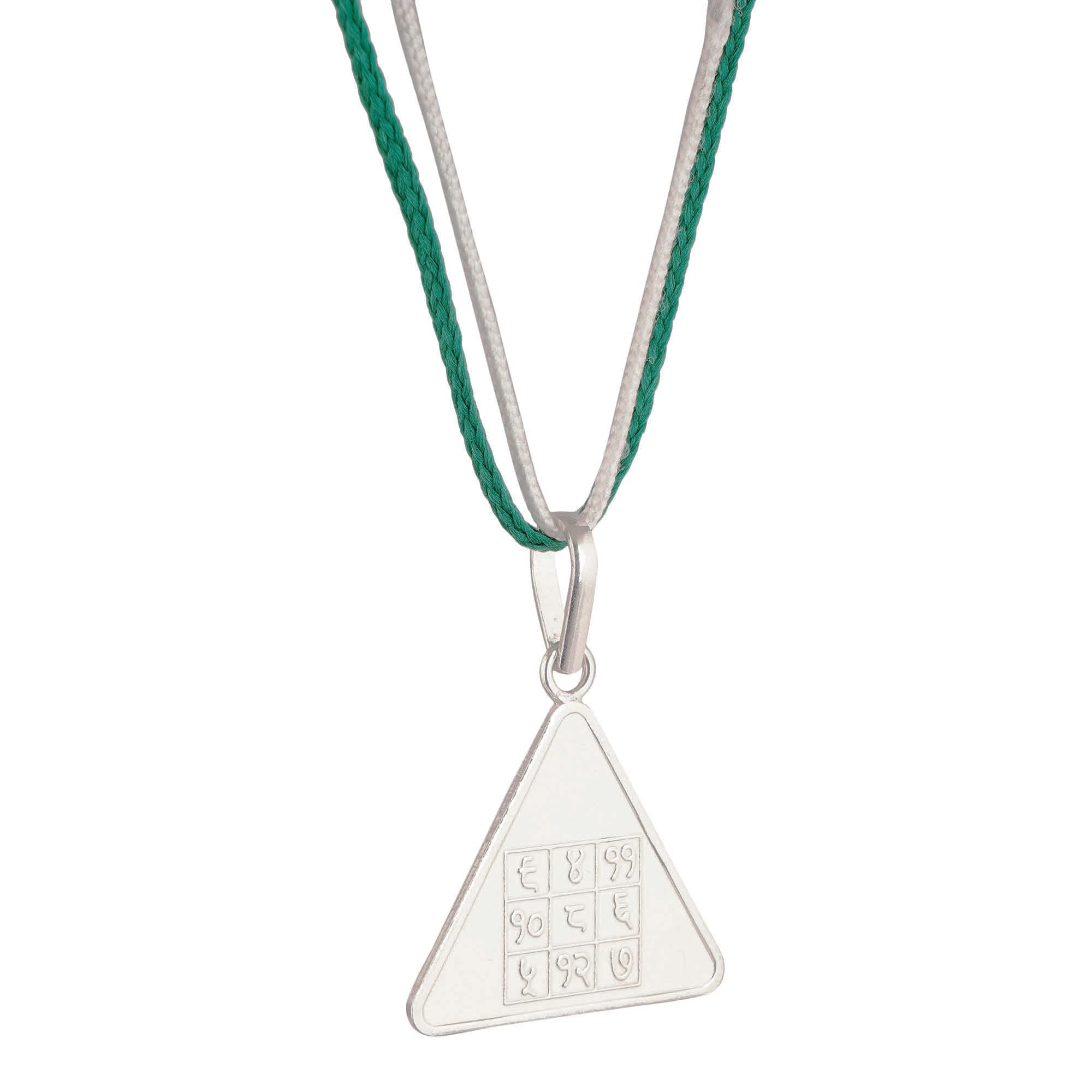 Numerology Products Silver Budh Pyra Yantra Locket Energized Budh Pyra Yantra Pendant for Uplifting Budh and Shukra Silver 5 gm For Unisex Adult