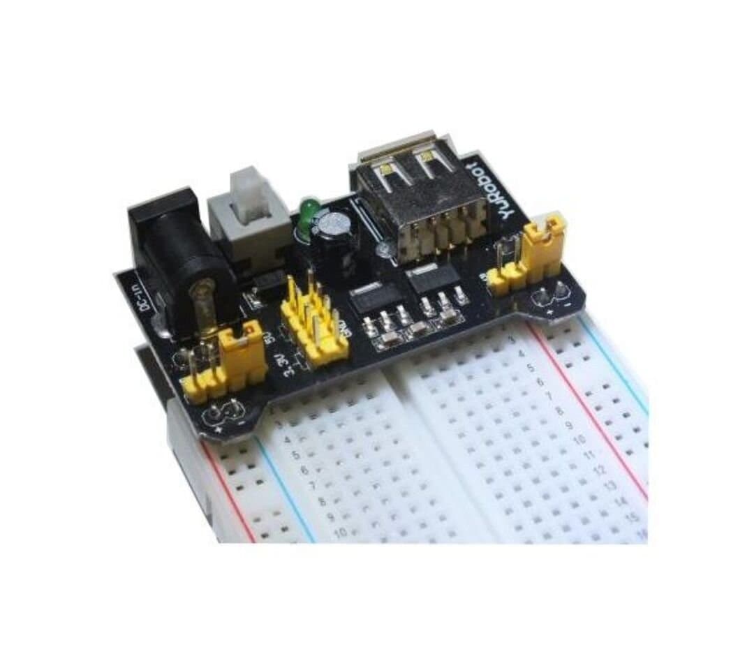 Robodo OTH15B MB102 Bread Board + 3.3V and 5V Power Supply Module for Arduino Raspberry Pi