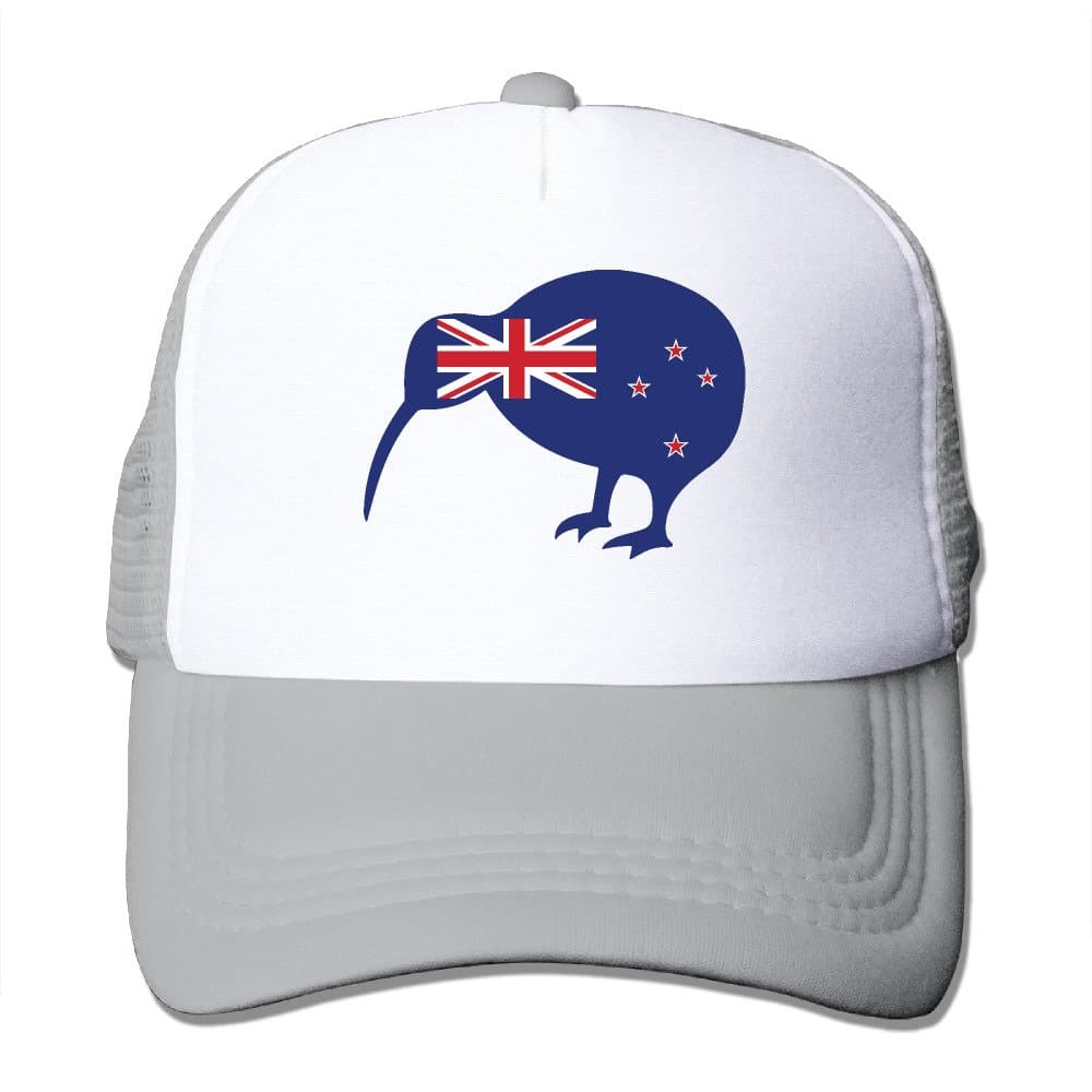 New Zealand Kiwi And Flag Mesh Hat