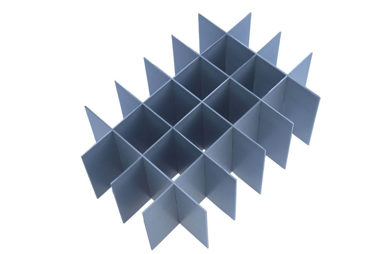 Box dividers 24 Cells. Glass or item max width 80mm, max height 190mm. Length 500mm, Widths 340mm