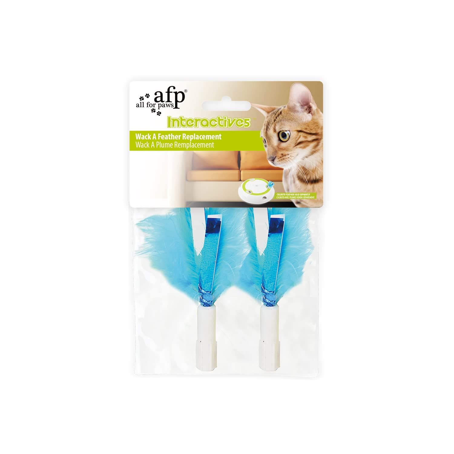 ALL FOR PAWS Whack a mole cat Toy cat Whack a mole Mouse Toy Replacements Cat Fun Playing Toy, Re-Fill - 2 Packs