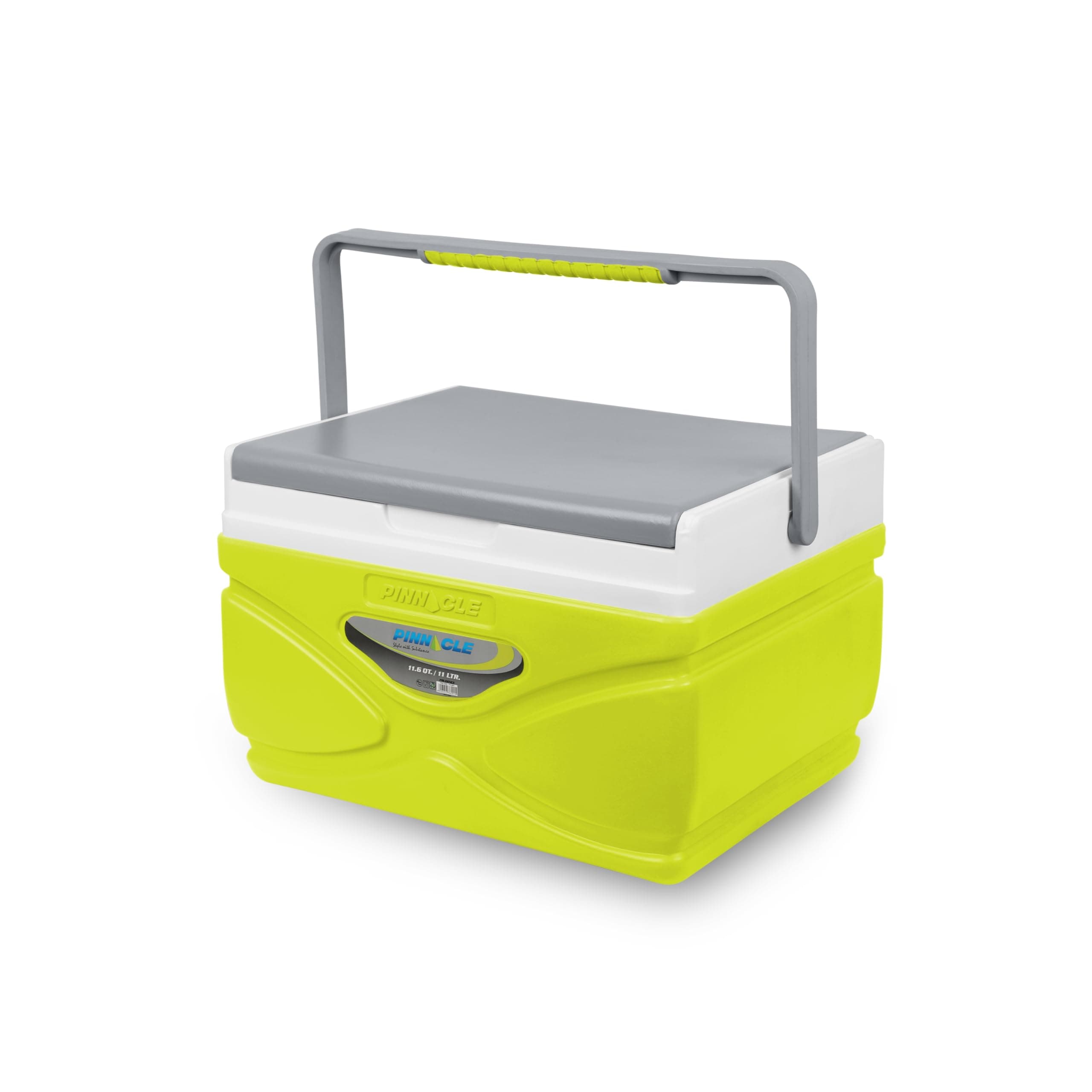 Pinnacle Prudence 11L Chiller Ice Box | Fits 16 Cans | Hold Ice Upto 48hrs | Lid Used as Tray | Portable Insulated Ice Cooler Box for Car Travel,Parties, Medical, Picnics, Camping, Sports