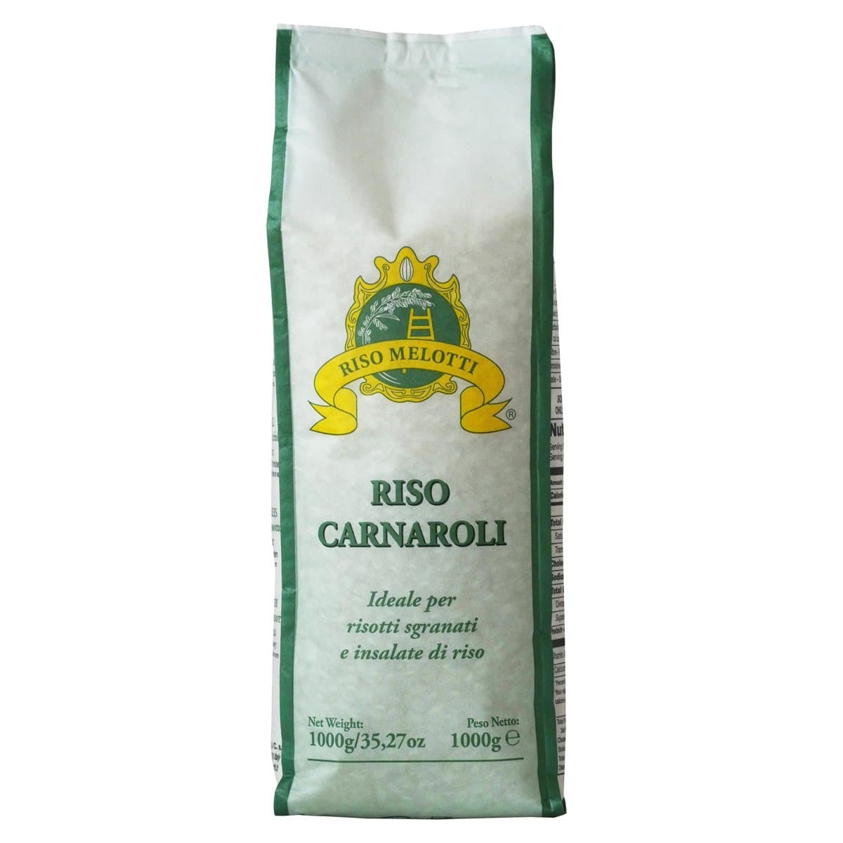 Riso Carnaroli Melotti | Italian Classic Risotto Rice | 2.2lb (1kg) - Pack of 3