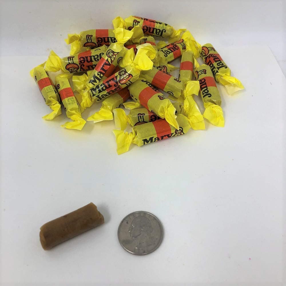 Mary Jane Taffy 1 pound Wrapped Candy bulk Mary Jane Candy