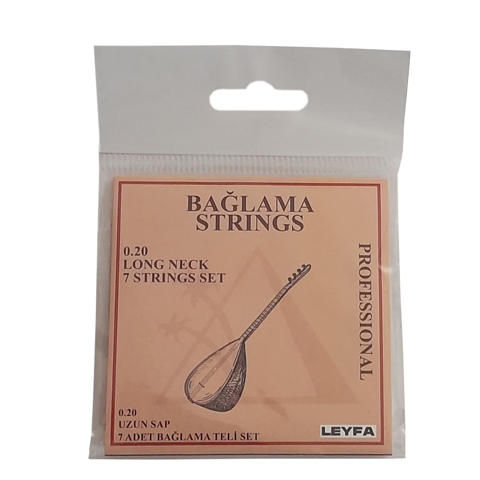 Professional Baglama Saz Strings for Long Neck with 3 Tezene Picks