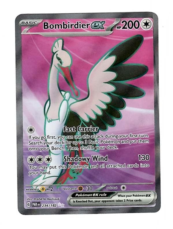 Pokemon - Bombirdier 234/182 - Paradox Rift - Full Art - Ultra Rare - Single Card
