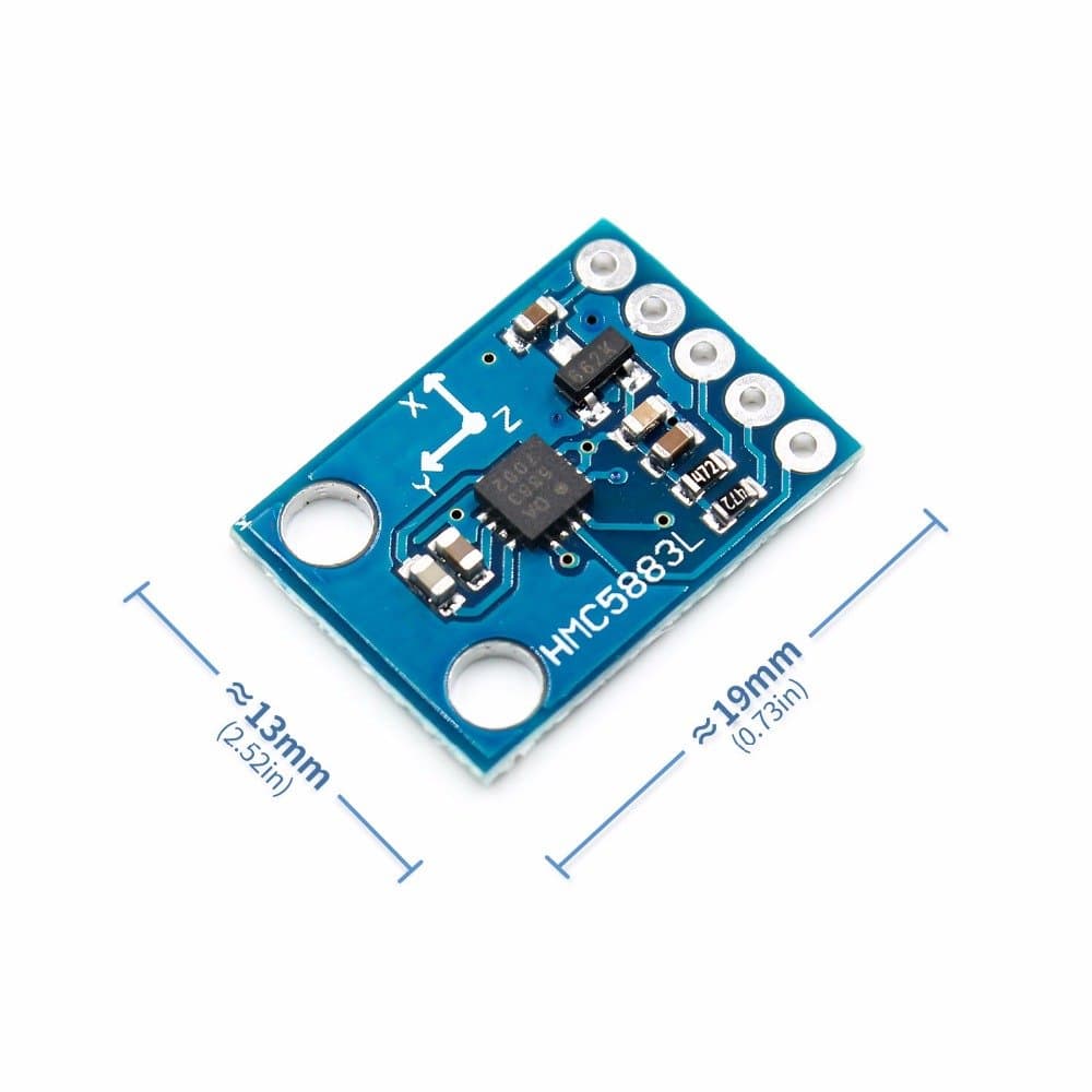 Balance World Inc 3V-5V HMC5883L Triple Axis Compass Magnetometer Sensor Module for Arduino
