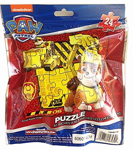 Paw Patrol Puzzle on the Go 24 Piece in a Resealable Bag by Nickelodeon