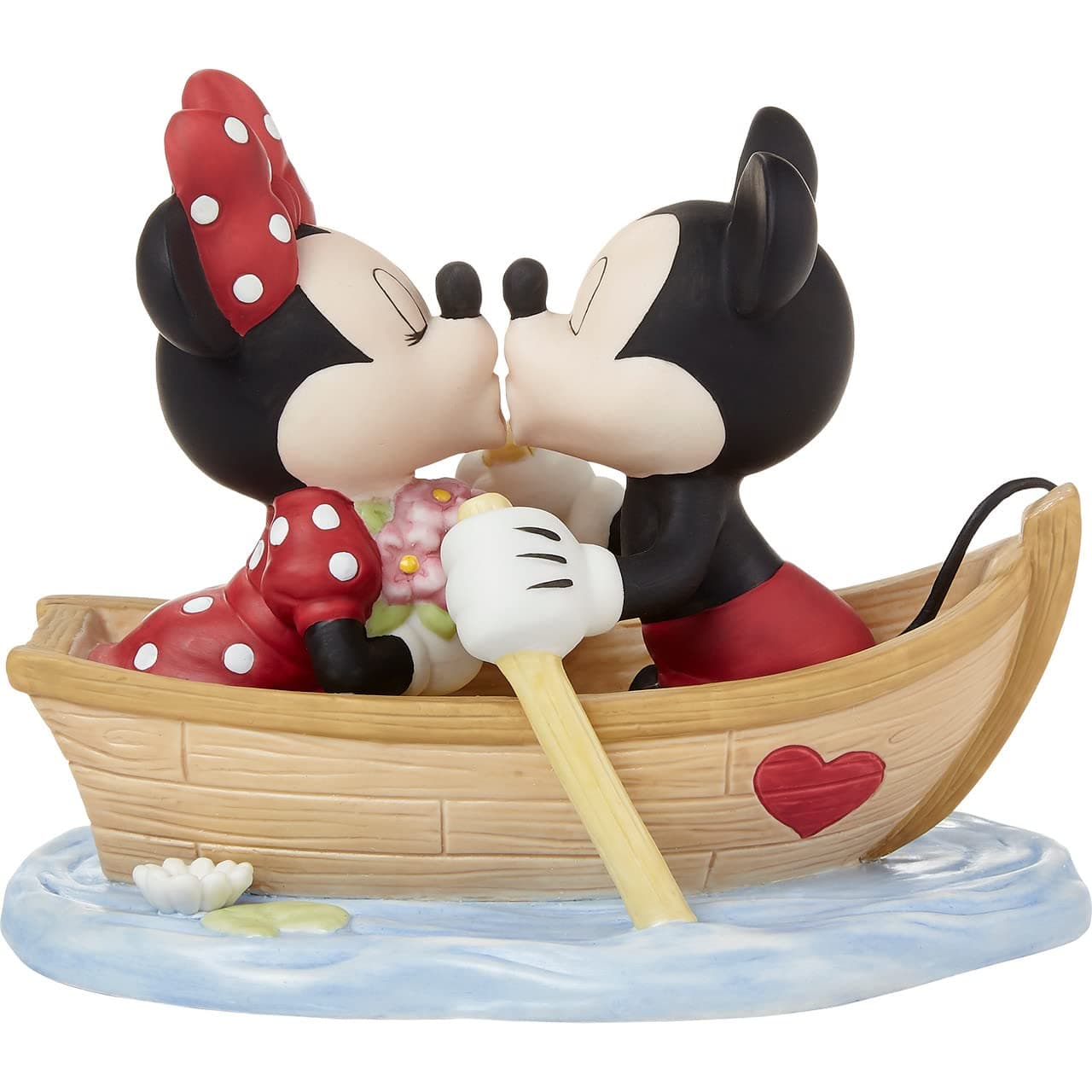 Precious MomentsMickey & Minnie Mouse Figurine | We Will Never Drift Apart Disney Mickey Mouse and Minnie Mouse Bisque Porcelain/Resin Figurine | Disney Decor