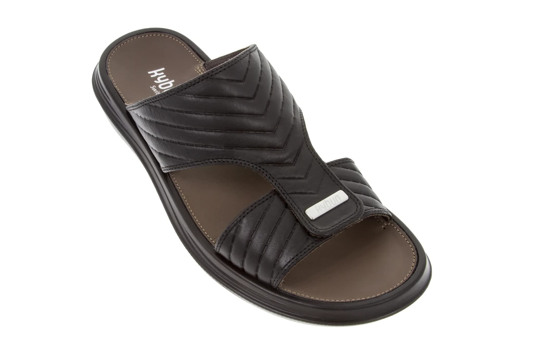 kybun Zajel Arabic Style Slipper for Men Full-Grain Leather Swiss Air-cushion