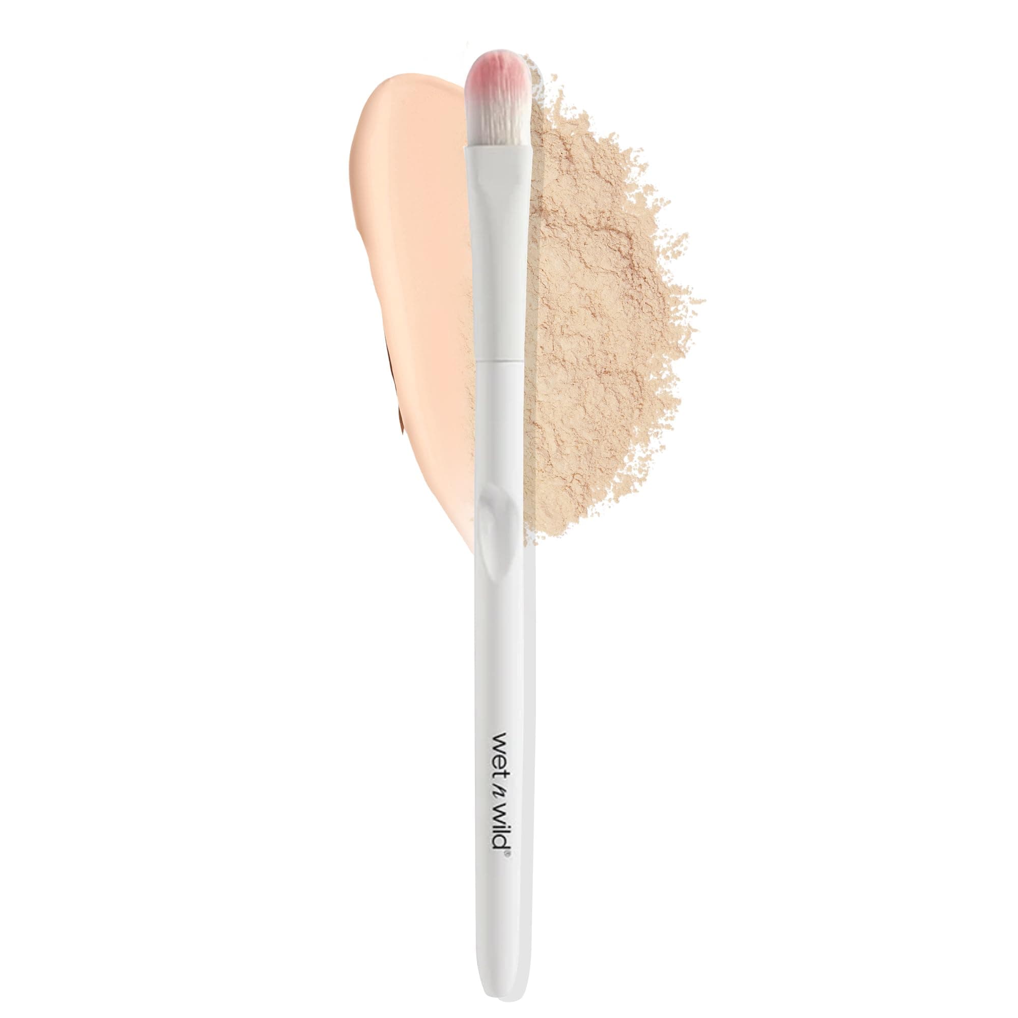 Concealer Brush, Under Eye & Brow Blending for Large Max Coverage, Ergonomic Handle for Comfortable Precision Control , Cruelty-Free & Vegan