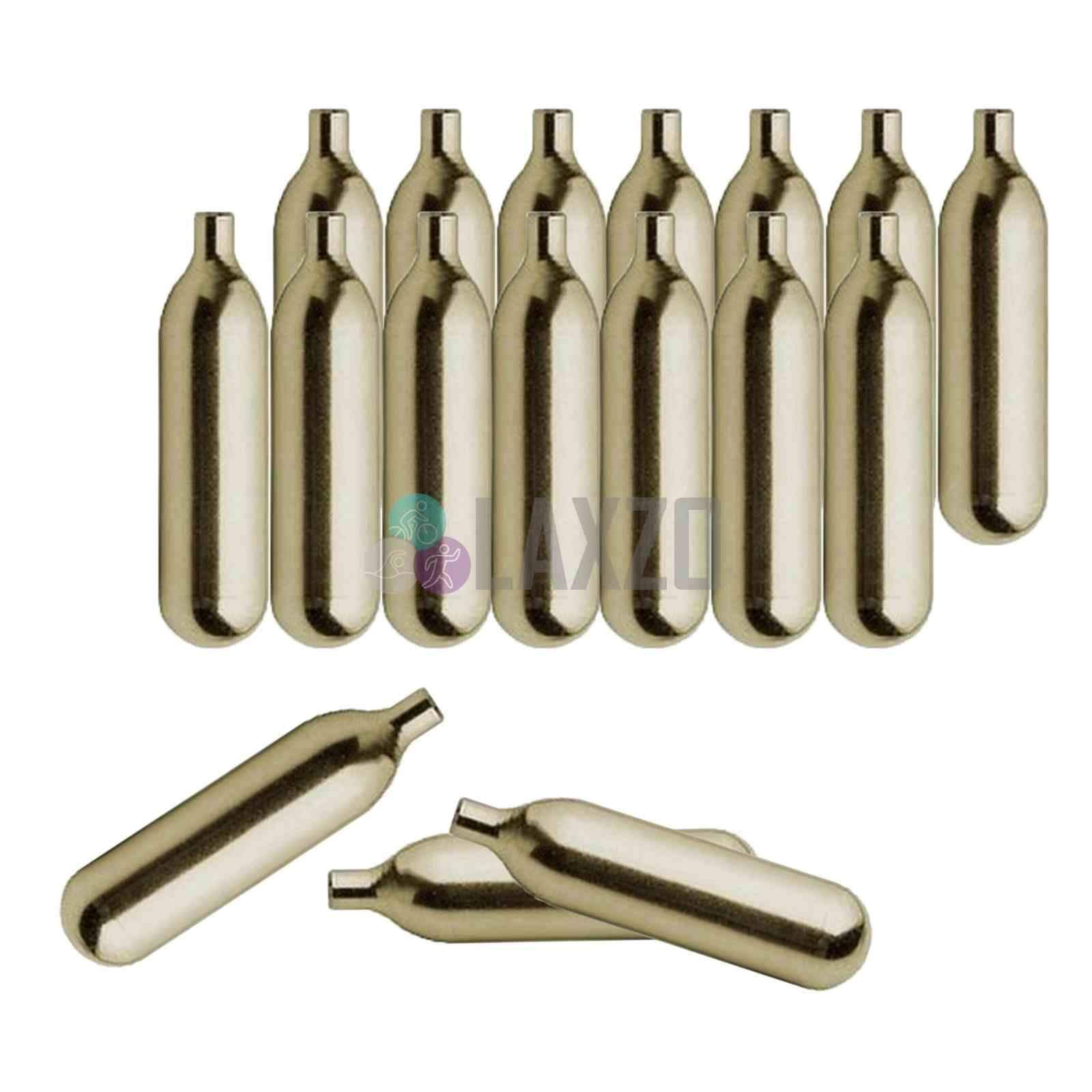 20x 16g Non Threaded CO2 Cartridges, Gold