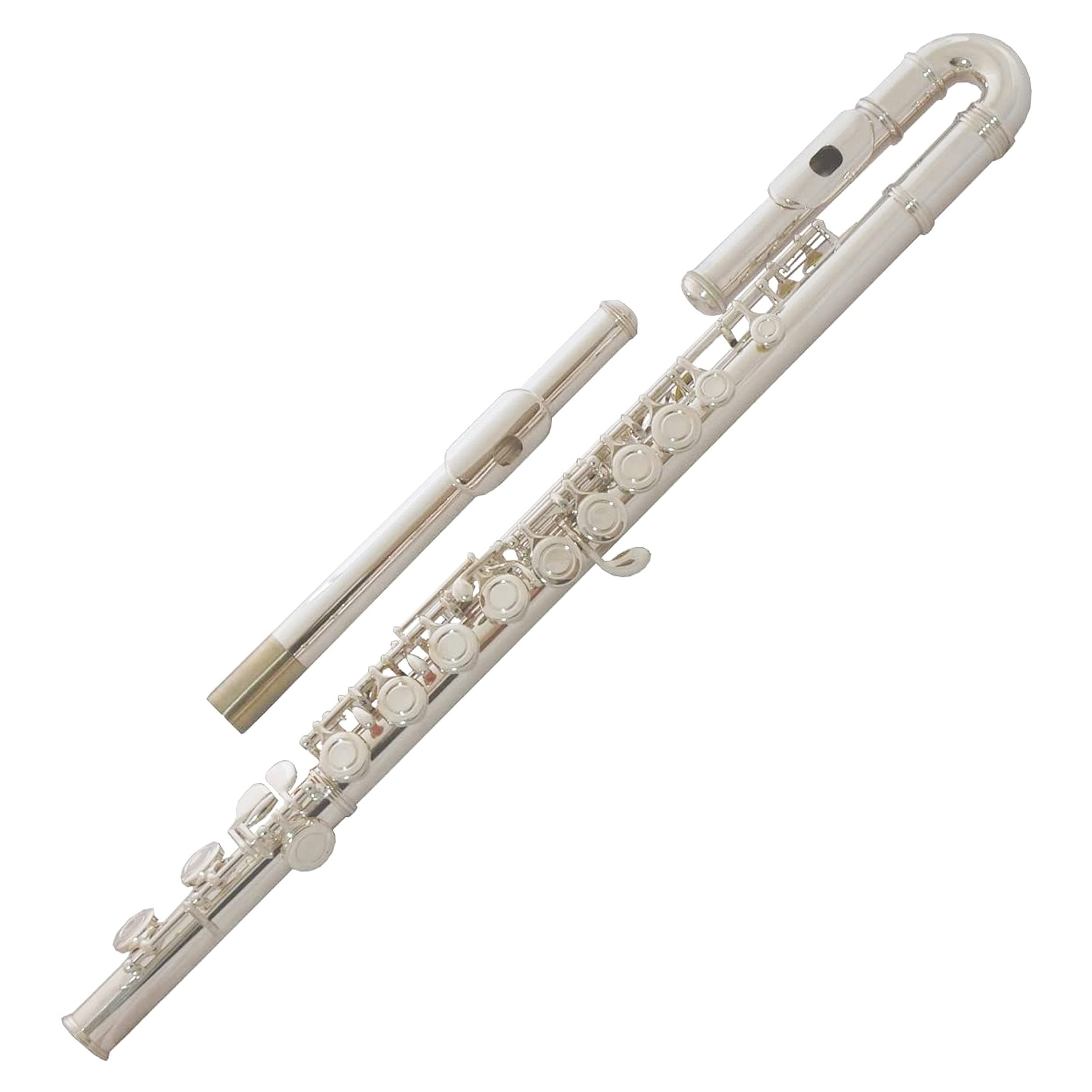 Tuyama® TFL-112 Transverse Flute in C - Silver Plated - Offset G - 2 Headjoints (Straight + Curved)