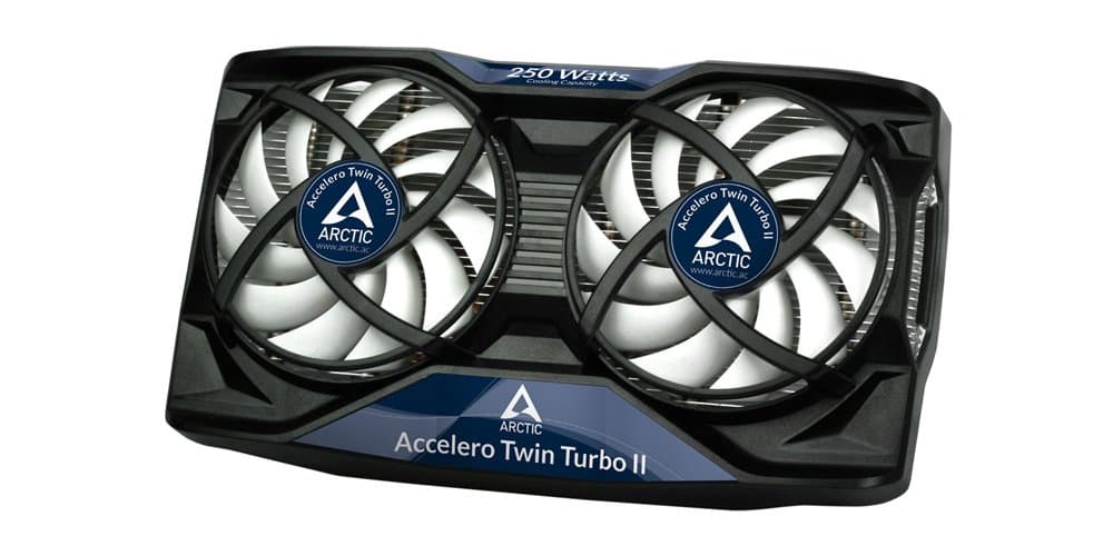 ARCTIC Accelero Twin Turbo II VGA Cooler - nVidia & AMD, Dual Quiet 92mm PWM Fans, SLI/CrossFire