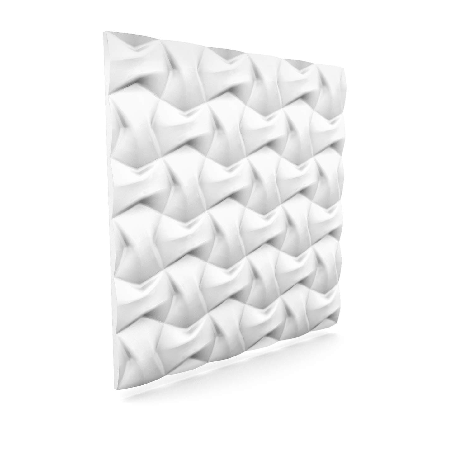 Luxury 3D Wall and Ceiling Panel Bow 60cm x 60cm Decorative Cladding Tile (12 Tiles (4.32 m²))